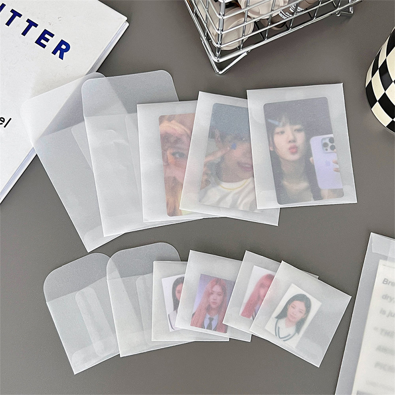 Letter Envelope Kraft - 10PCS Semi-transparent Sulfuric Acid Paper Envelopes