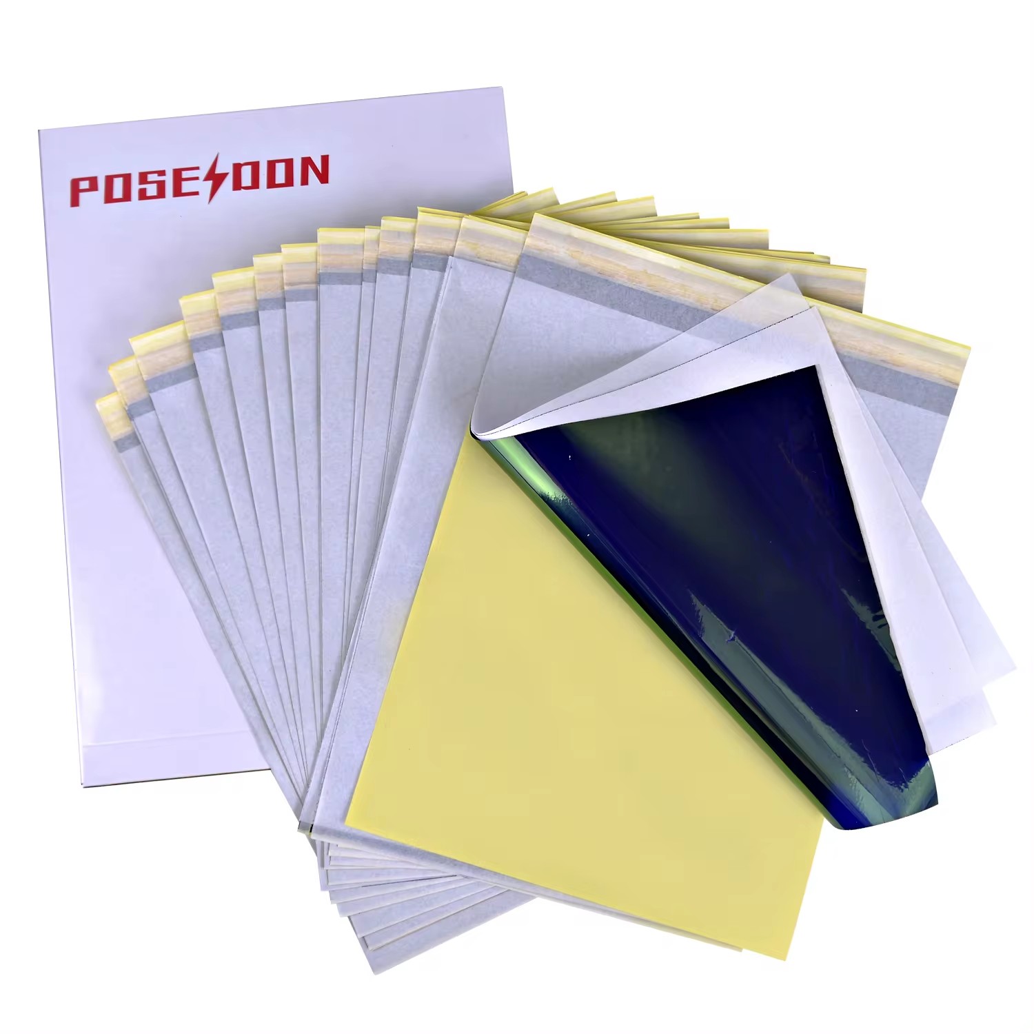 Carbon Copy Book - POSEIDON A4 Tattoo Transfer Pape Tattoo