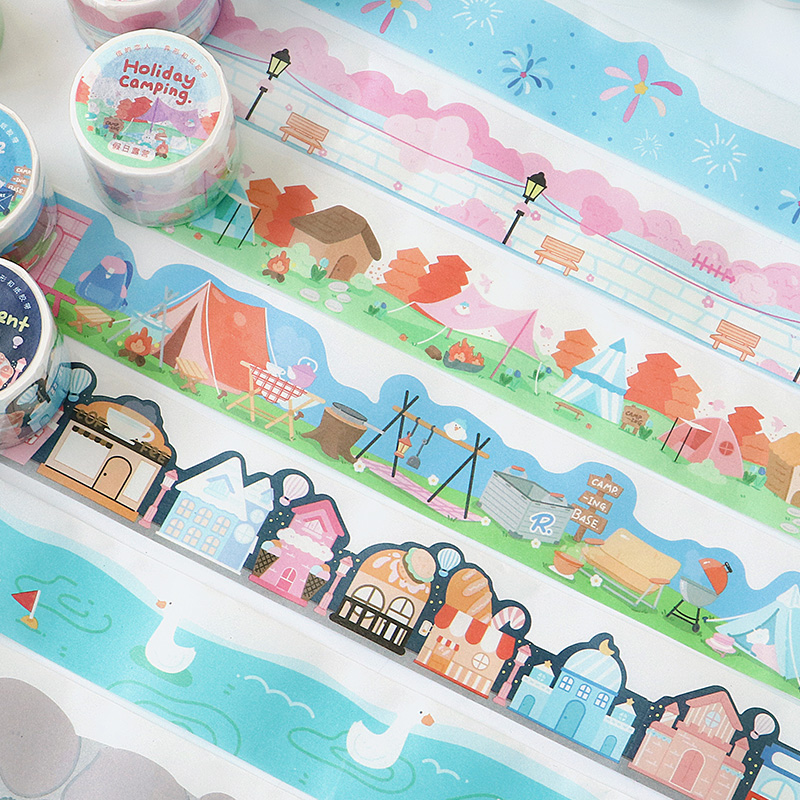 Label Printer Tape - Washi Tape Going To The Garden