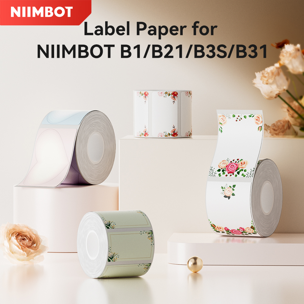 Label Printer Tape - 1 Roll NIIMBOT Thermal Color Label