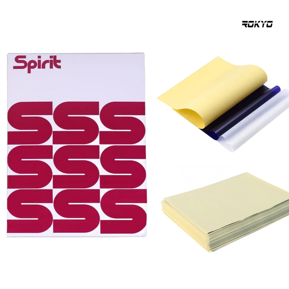 Carbon Copy Book - 100pcs Spirit Tattoo Transfer Paper A4