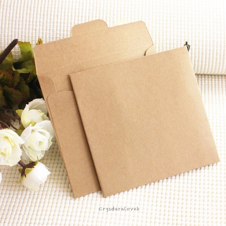 50/100Pcs Brown Vintage Kraft  - огляд і ціна Letter Envelope Kraft