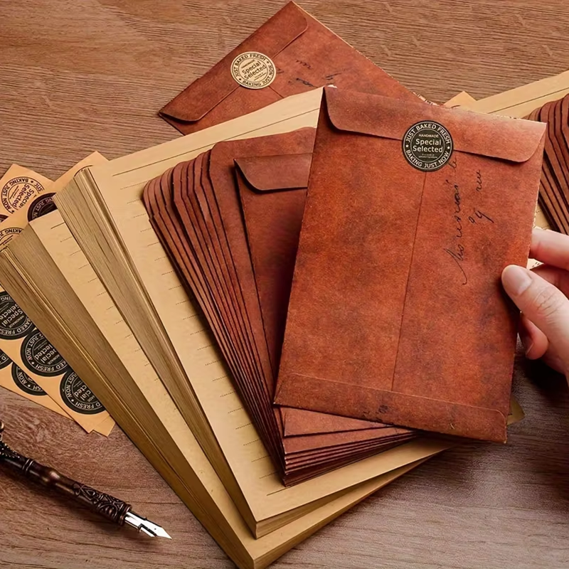 10pcs Vintage Kraft Paper Enve - огляд і ціна Letter Envelope Kraft