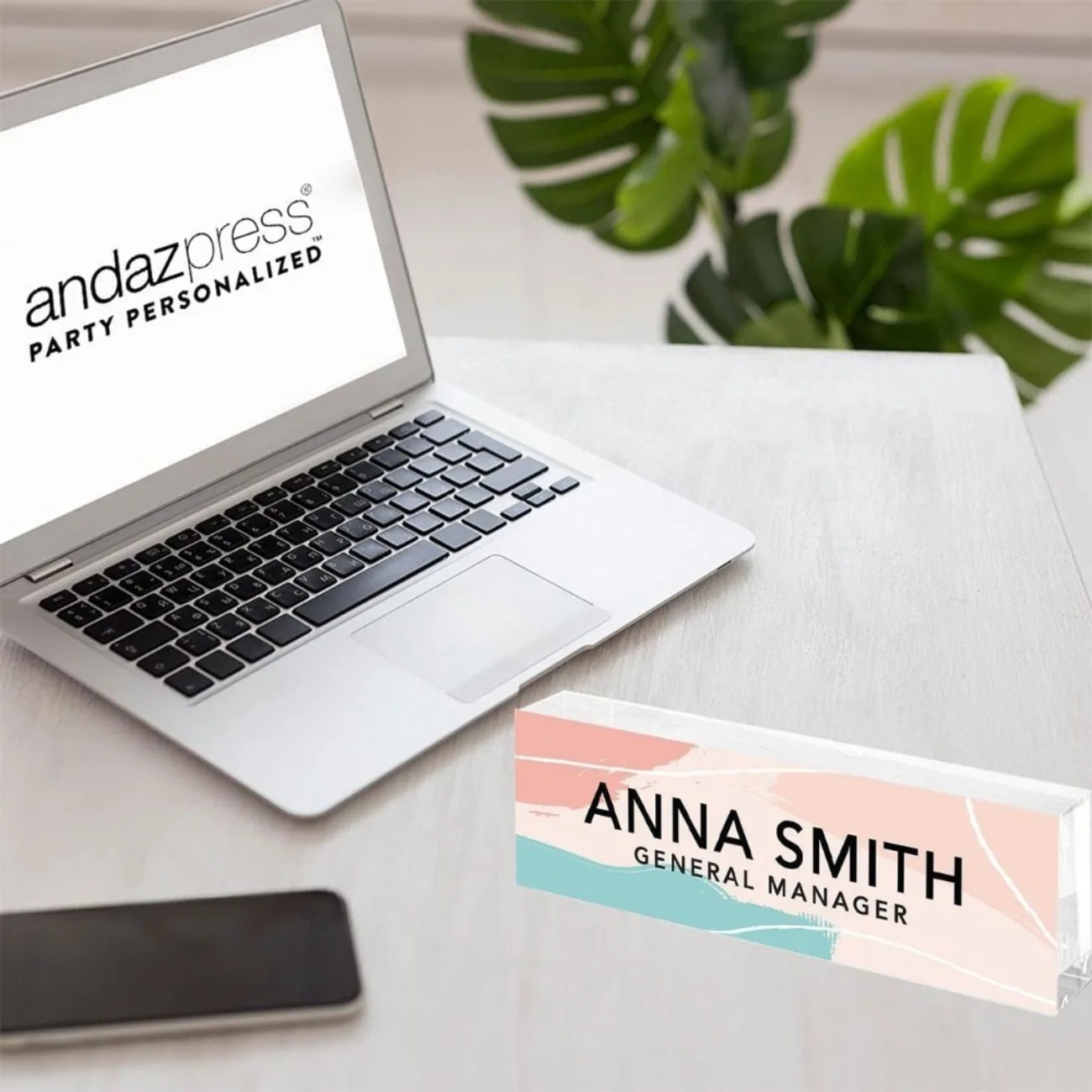2D Custom Acrylic Desk Name Pl - огляд і ціна Desk Name Plate