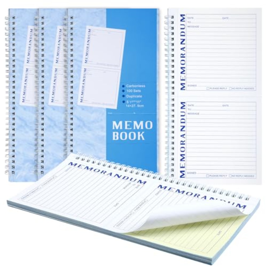 3 Pack Memorandum Book Carbon  - огляд і ціна Carbon Copy Book