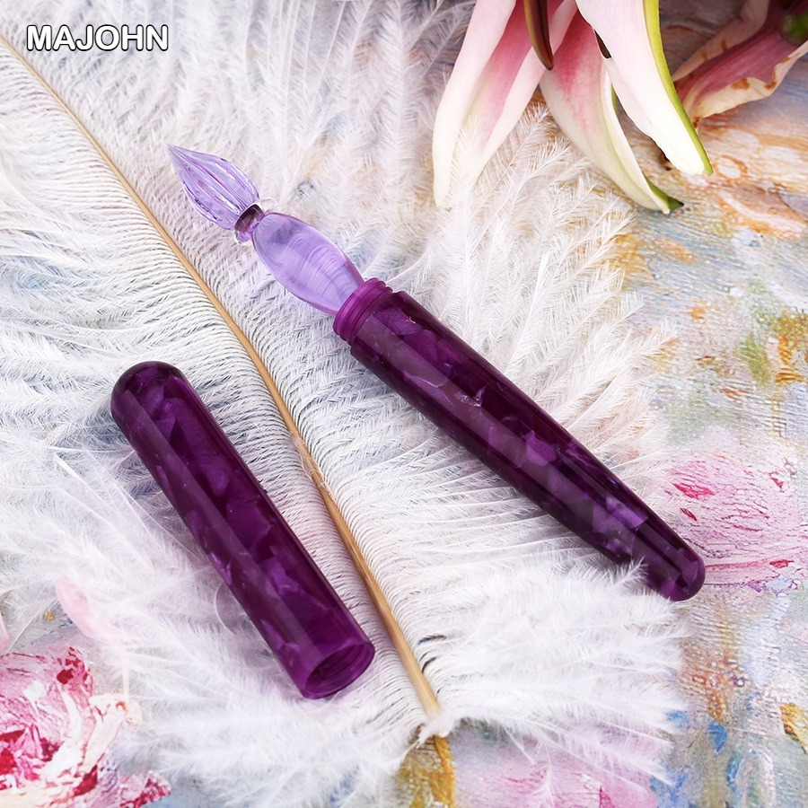 MAJOHN N10 Resin Handmade Glas - огляд і ціна Stationery Supplies Business