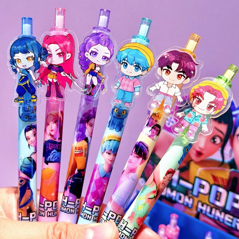 New Anime Cartoon 0.5mm Black  - огляд і ціна Office Supply Office Stationery Items