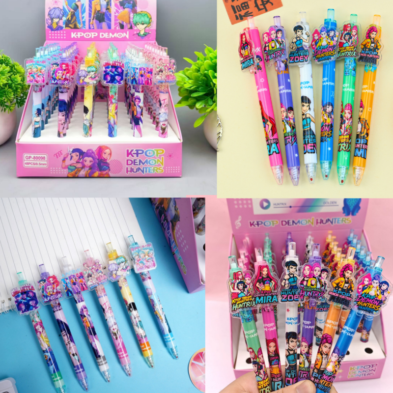 New Anime Cartoon 0.5mm Black  - огляд і ціна Office Supply Office Stationery Items