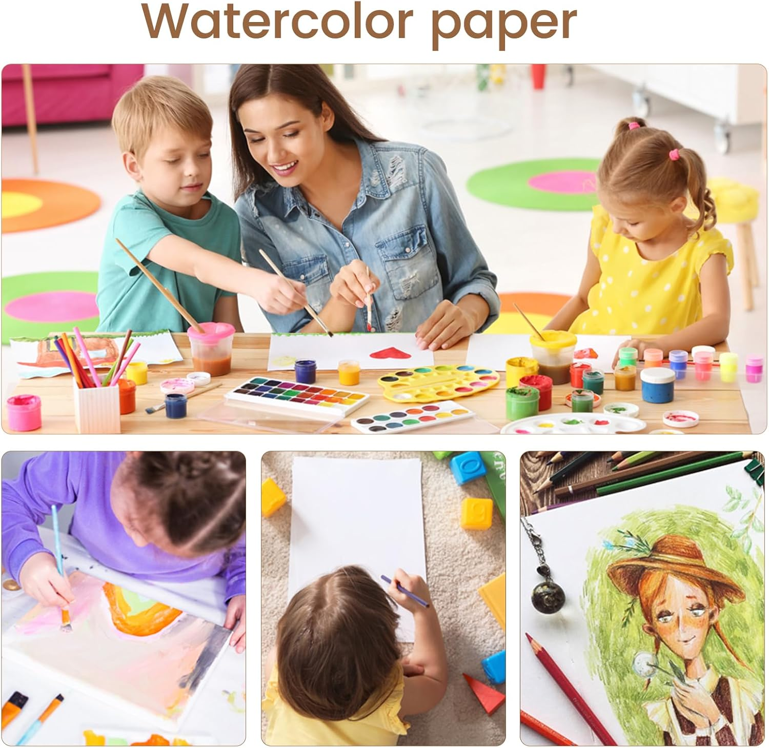 Watercolor Book 210x210mm 300G - огляд і ціна Art Sketchbook Ring
