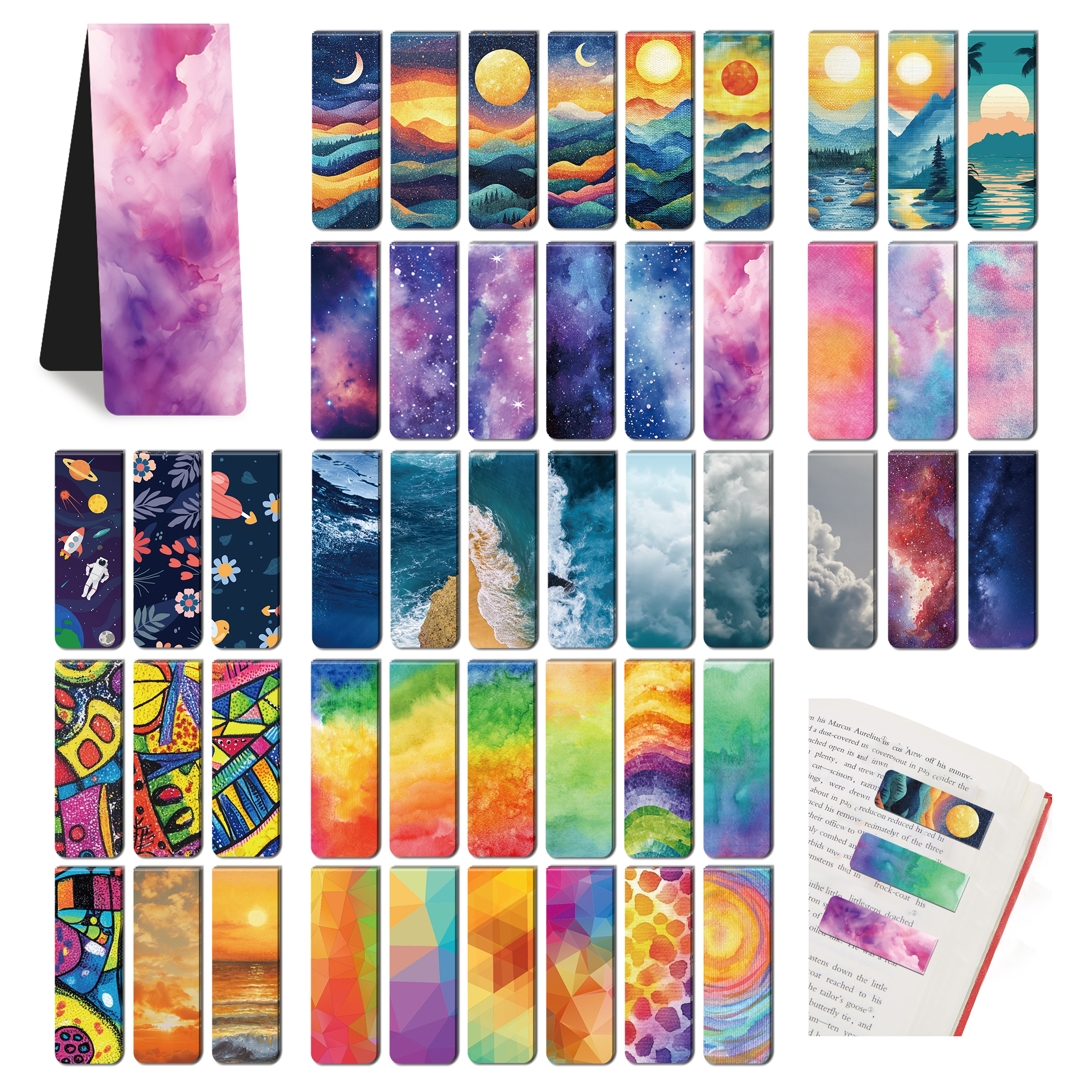 96pcs Colorful Magnetic Bookma - огляд і ціна Bookmark Magnetic Clip