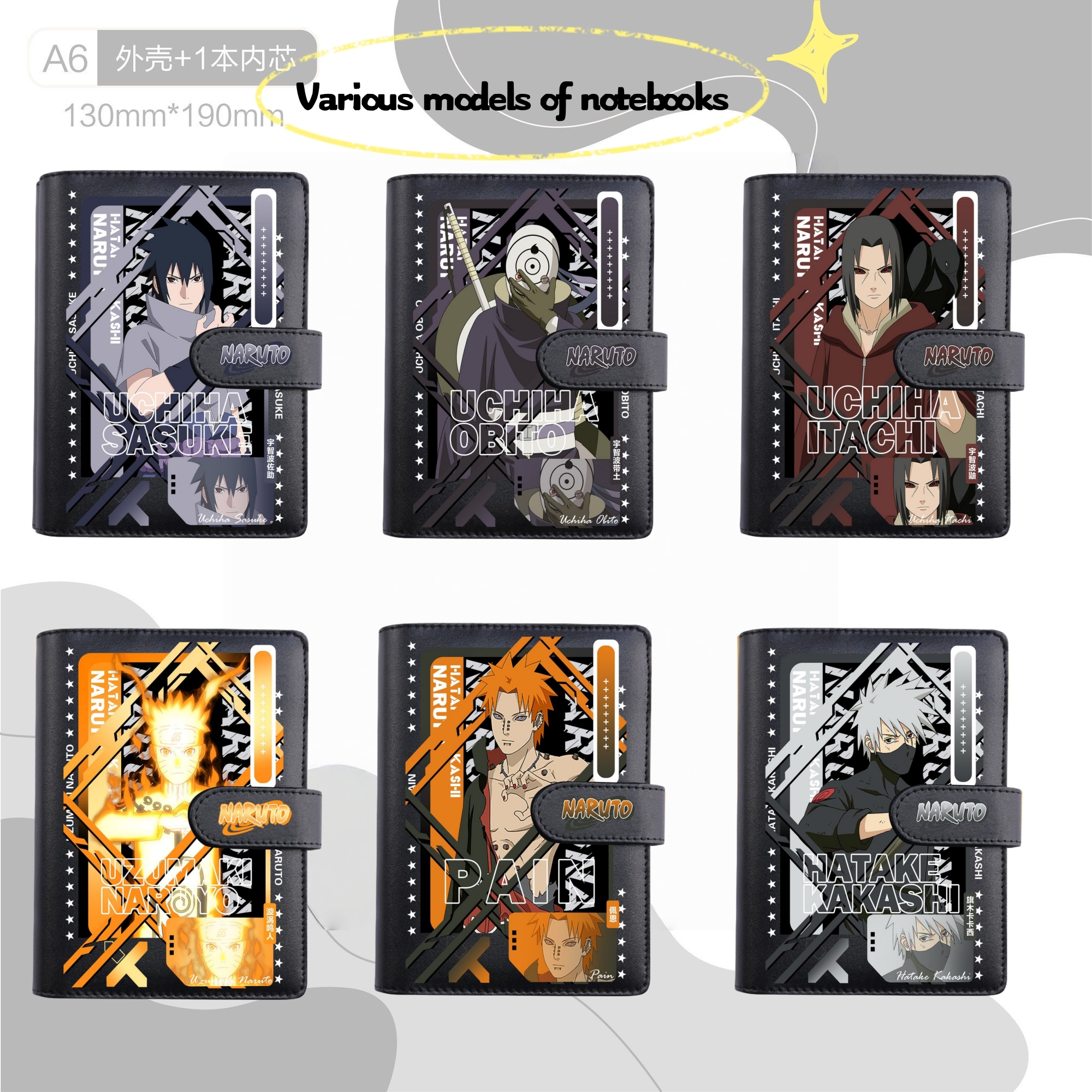 Naruto Notebook Kakashi Obito  - огляд і ціна Office Supply Office Stationery Items