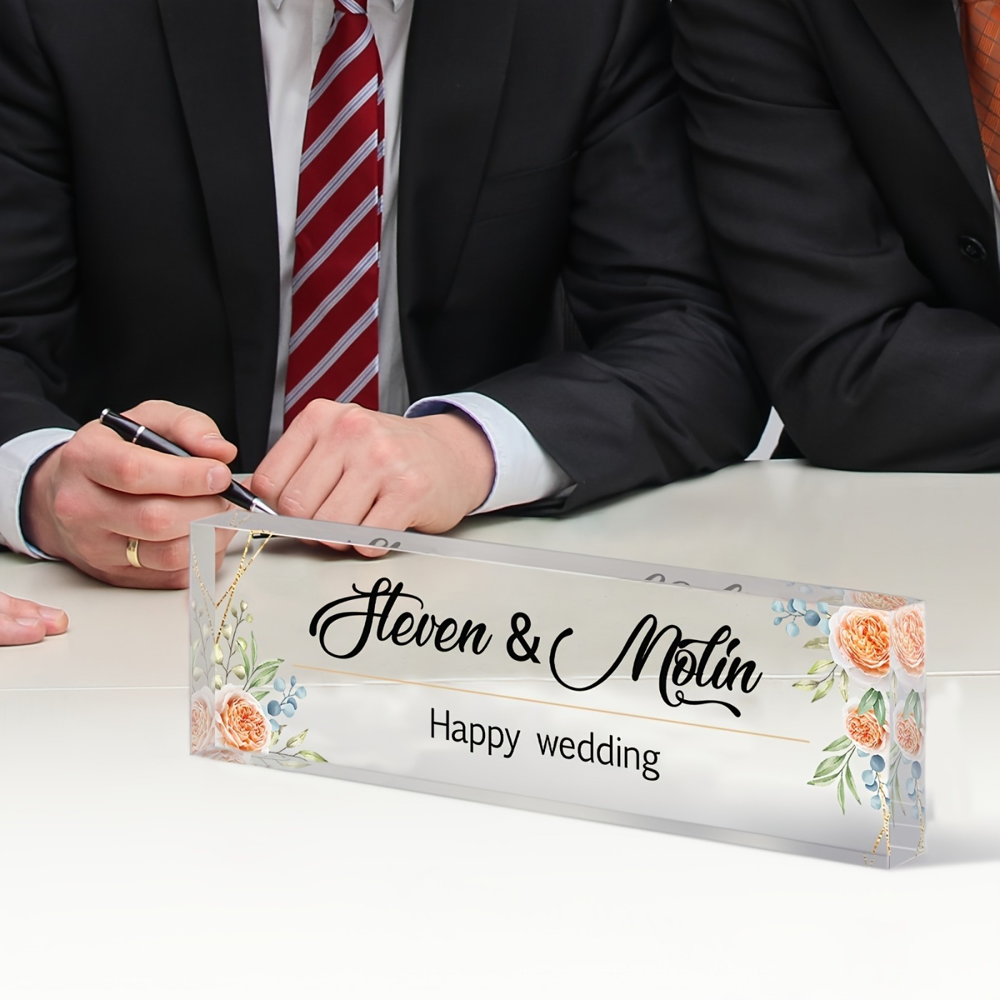 Custom 2D Acrylic Desk Name Pl - огляд і ціна Desk Name Plate