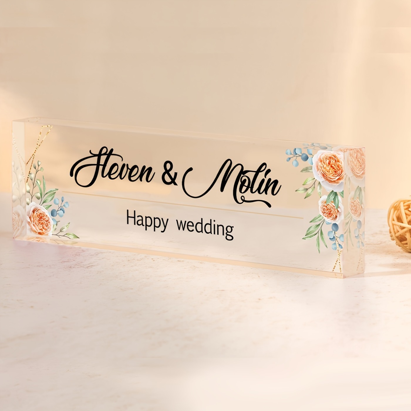 Custom 2D Acrylic Desk Name Pl - огляд і ціна Desk Name Plate