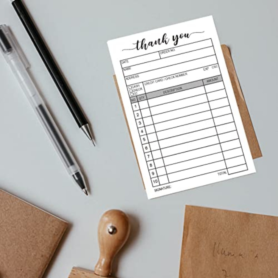 Thank You Receipt Book 2 Packs - огляд і ціна Carbon Copy Book