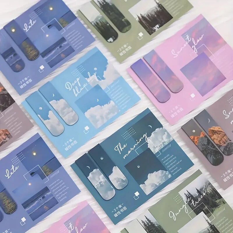 2Pcs/Pack Magnetic Bookmark Be - огляд і ціна Bookmark Magnetic Clip