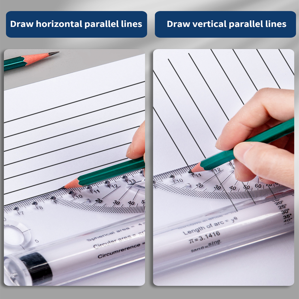 30cm Transparent Parallel Roll - огляд і ціна Ruler Set Transparent