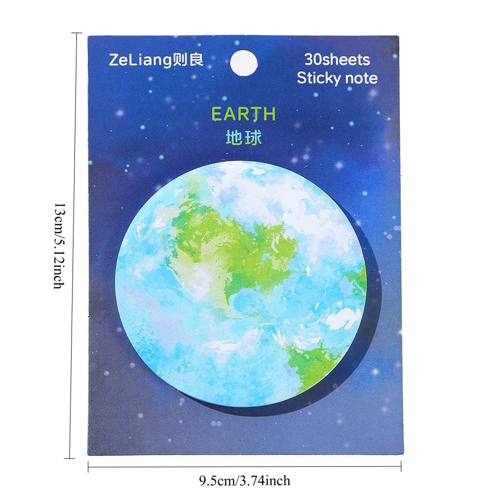 Moon Earth Sticky Notes Cute F - огляд і ціна Sticky Note Cube