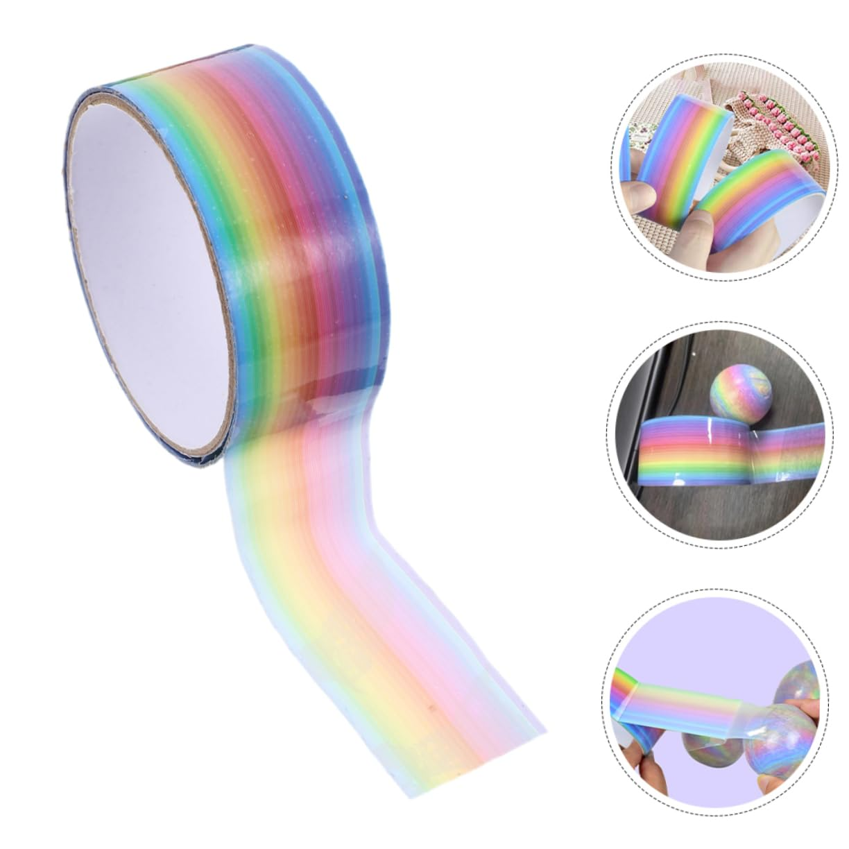 1pcs Rainbow Balls Sticky Ball - огляд і ціна Glue Stick Pack