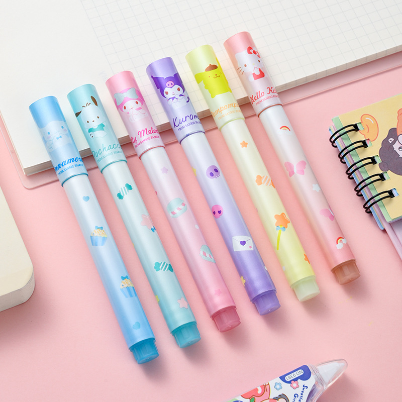 6Pcs Sanrio Hello Kitty Highli - огляд і ціна Highlighter Set Pastel