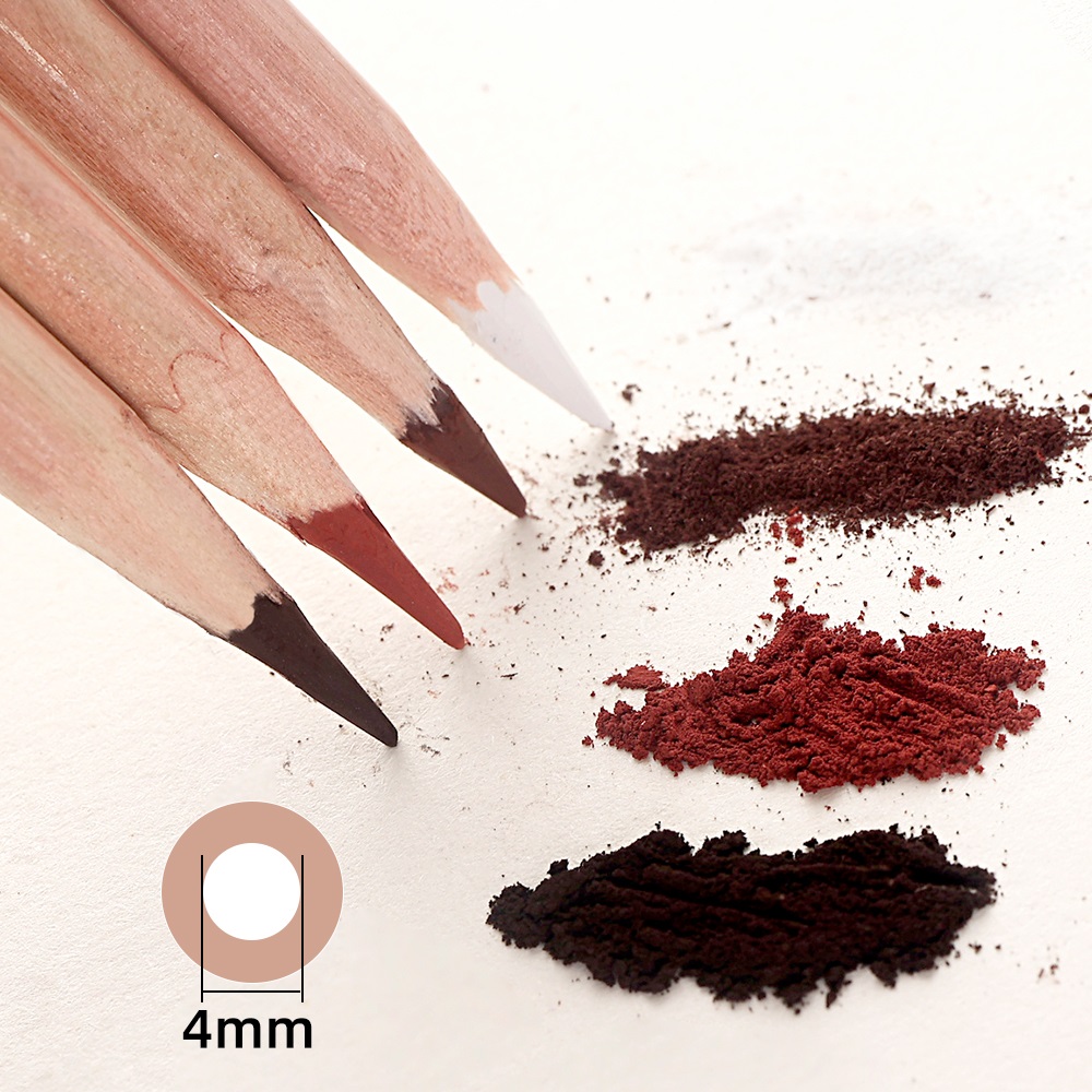 4Pcs Professional Sketch Charc - огляд і ціна Highlighter Set Pastel