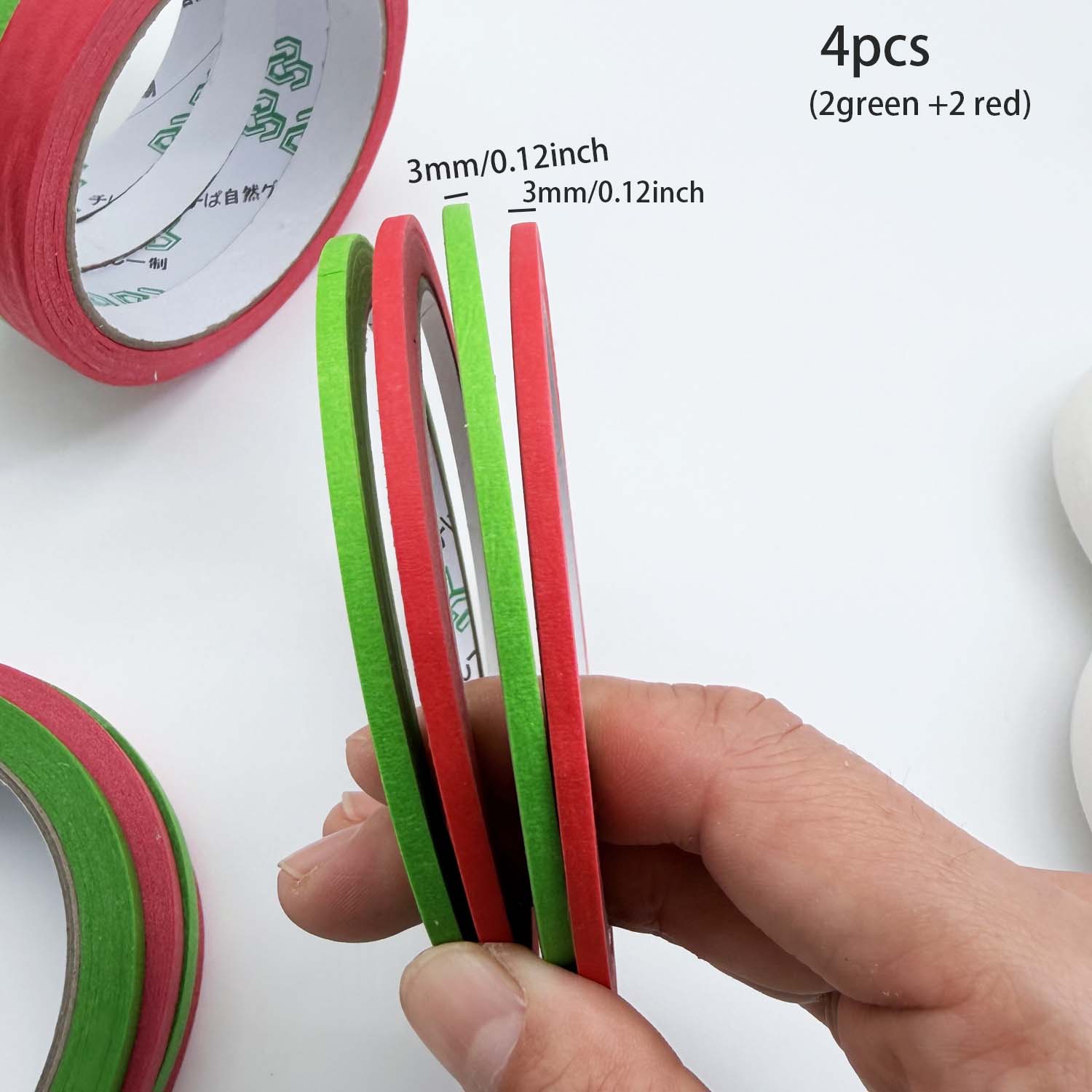 3 Pack Green Painters Tape - M - огляд і ціна Label Printer Tape
