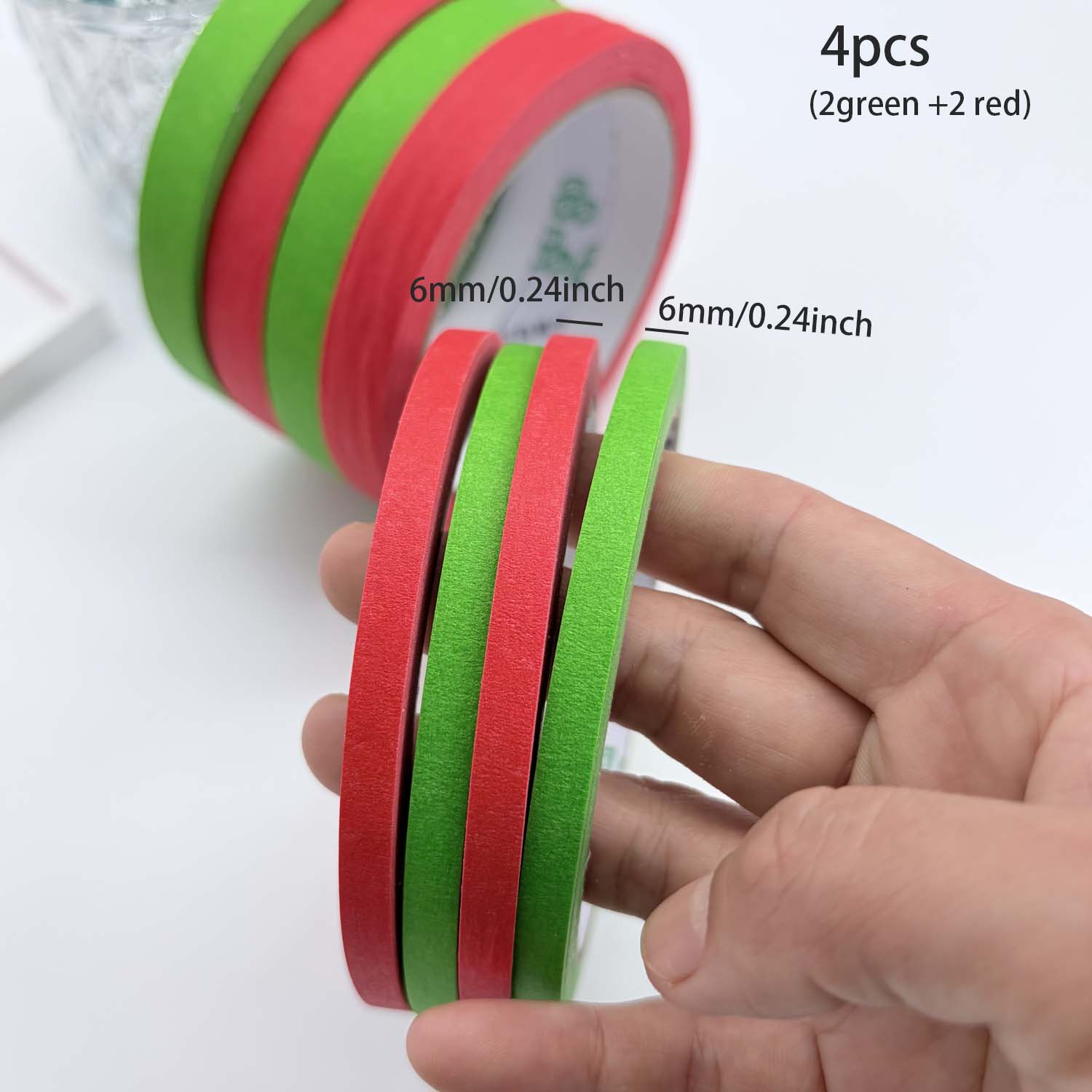 3 Pack Green Painters Tape - M - огляд і ціна Label Printer Tape