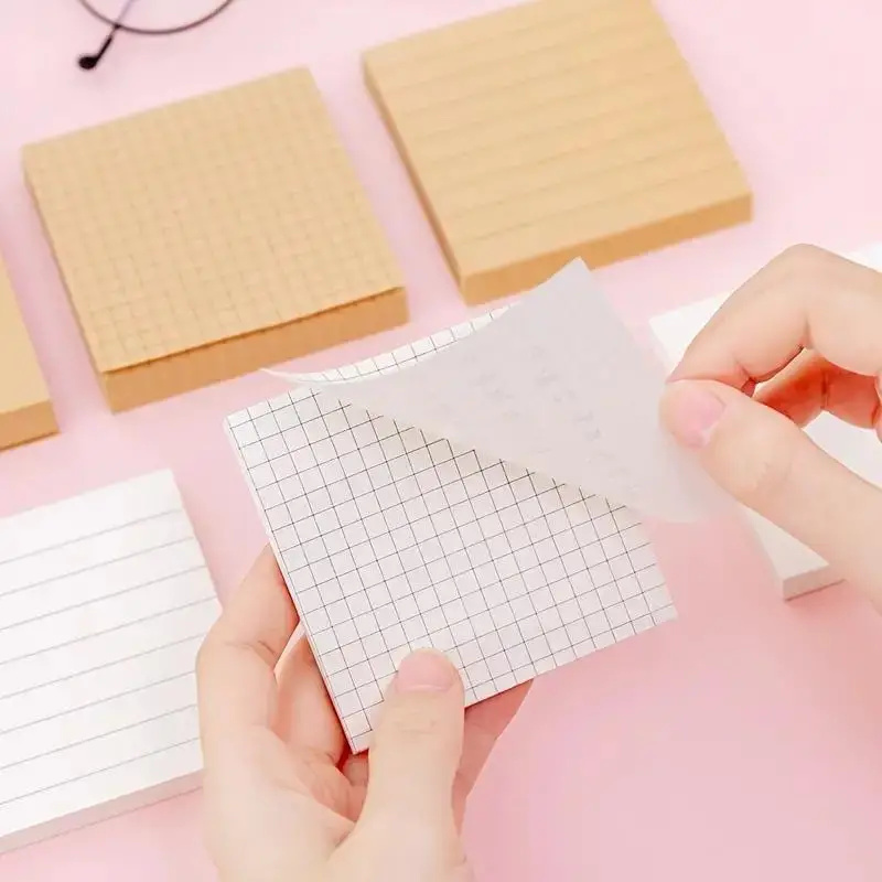 3 Packs Kraft Paper Sticky Not - огляд і ціна Graph Paper Pad