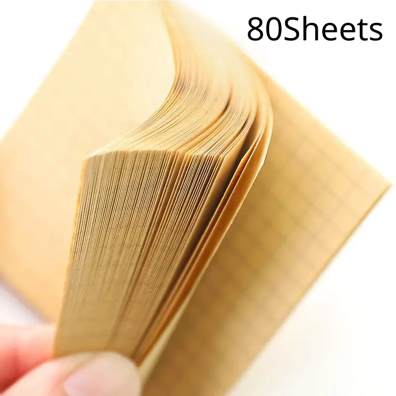 3 Packs Kraft Paper Sticky Not - огляд і ціна Graph Paper Pad