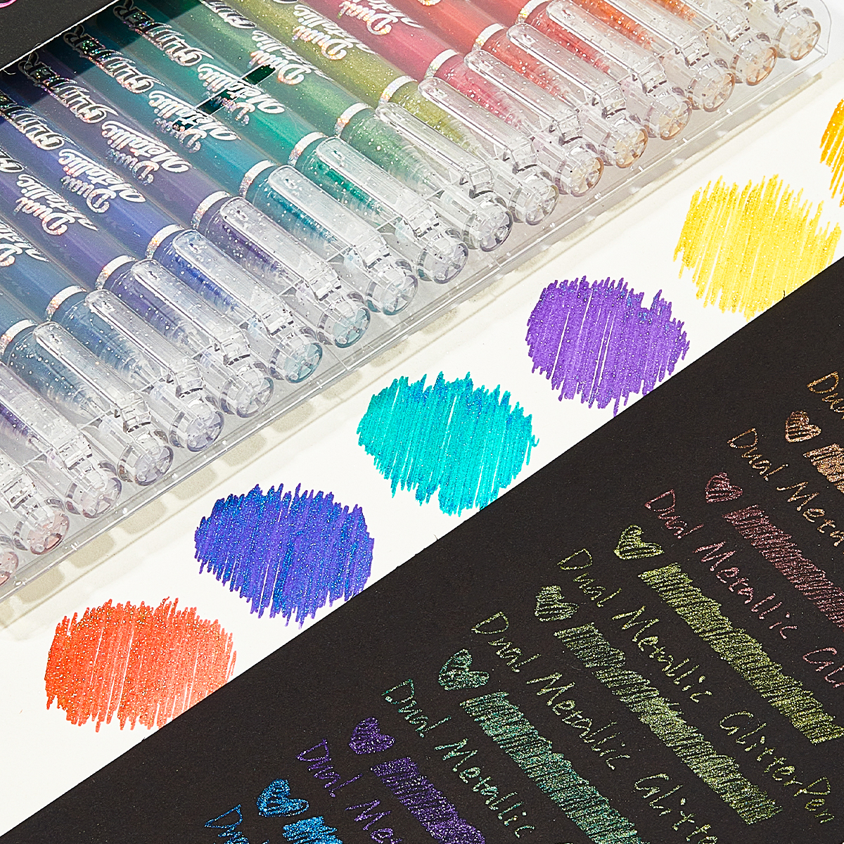 Sparkly Glitter Gel Pens Set 1 - огляд і ціна Gel Ink Pen Set