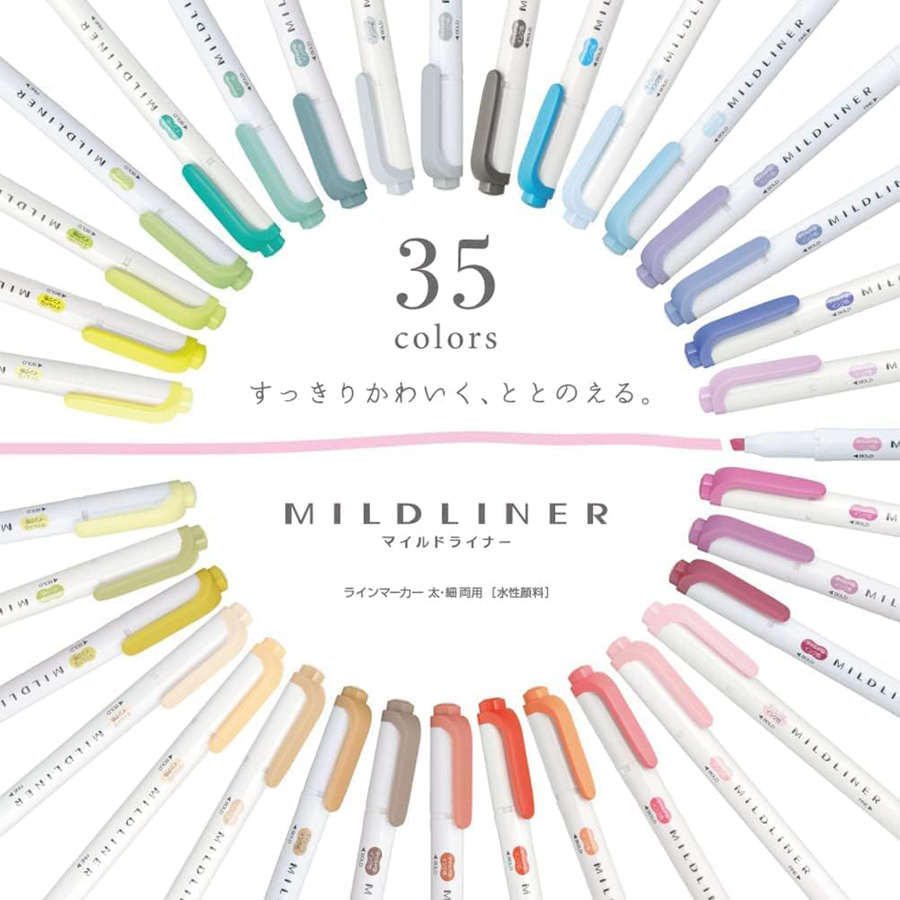 Japan ZEBRA Highlighter Pen Ne - огляд і ціна Highlighter Set Pastel