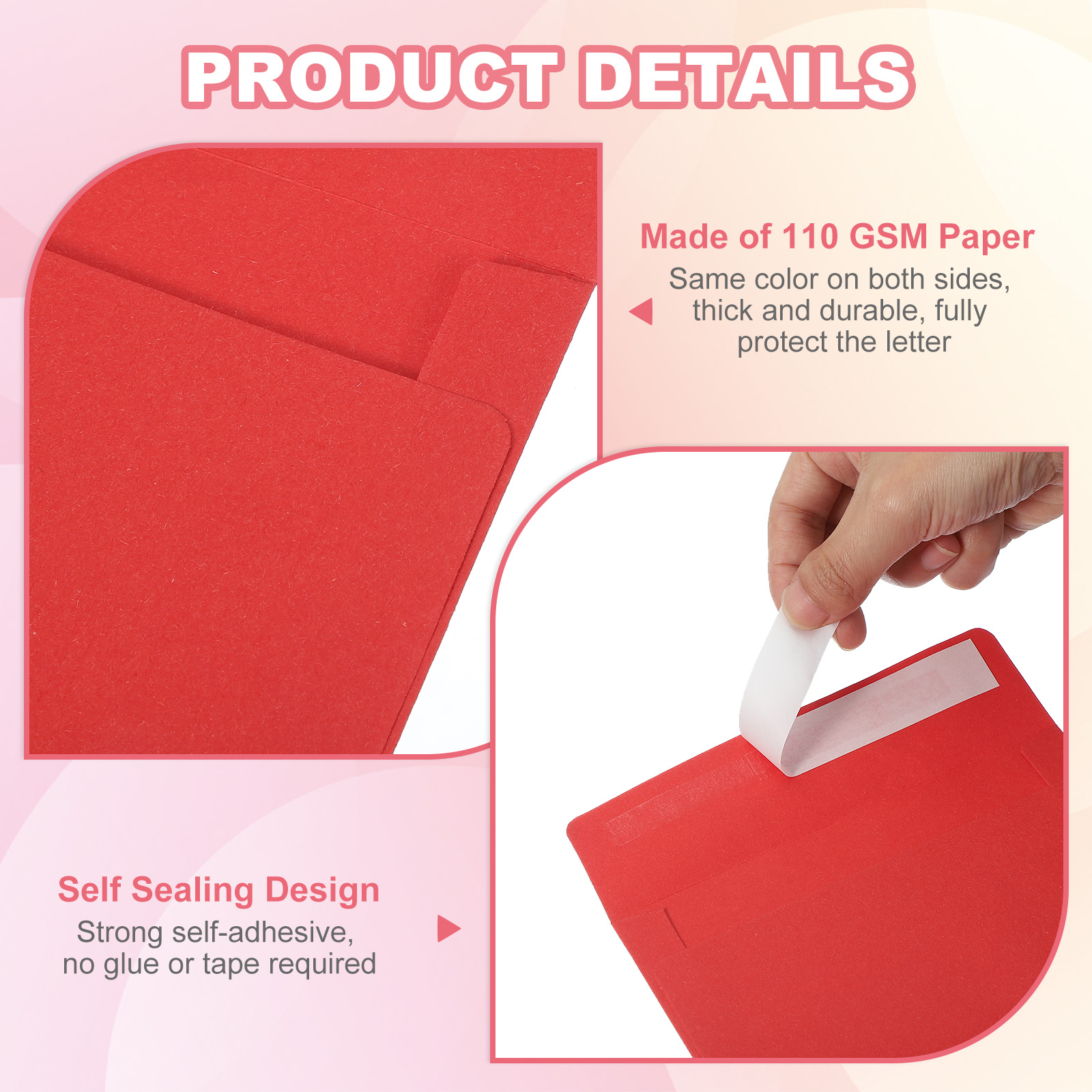24Pcs A2 Envelopes Self Seal 1 - огляд і ціна Letter Envelope Kraft