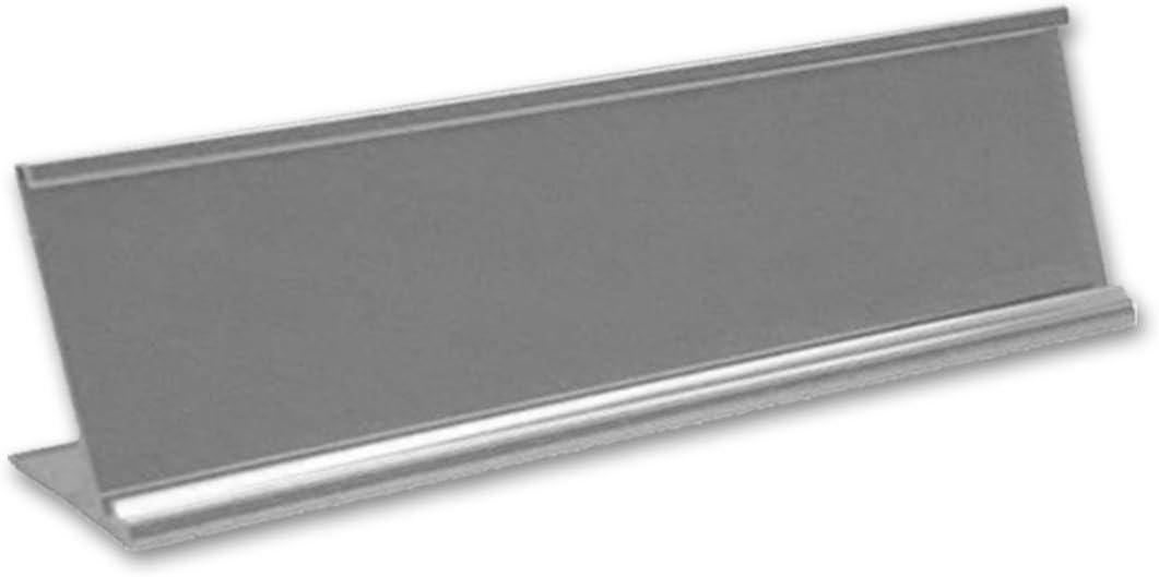 Satin Aluminum Desk Name Plate - огляд і ціна Desk Name Plate