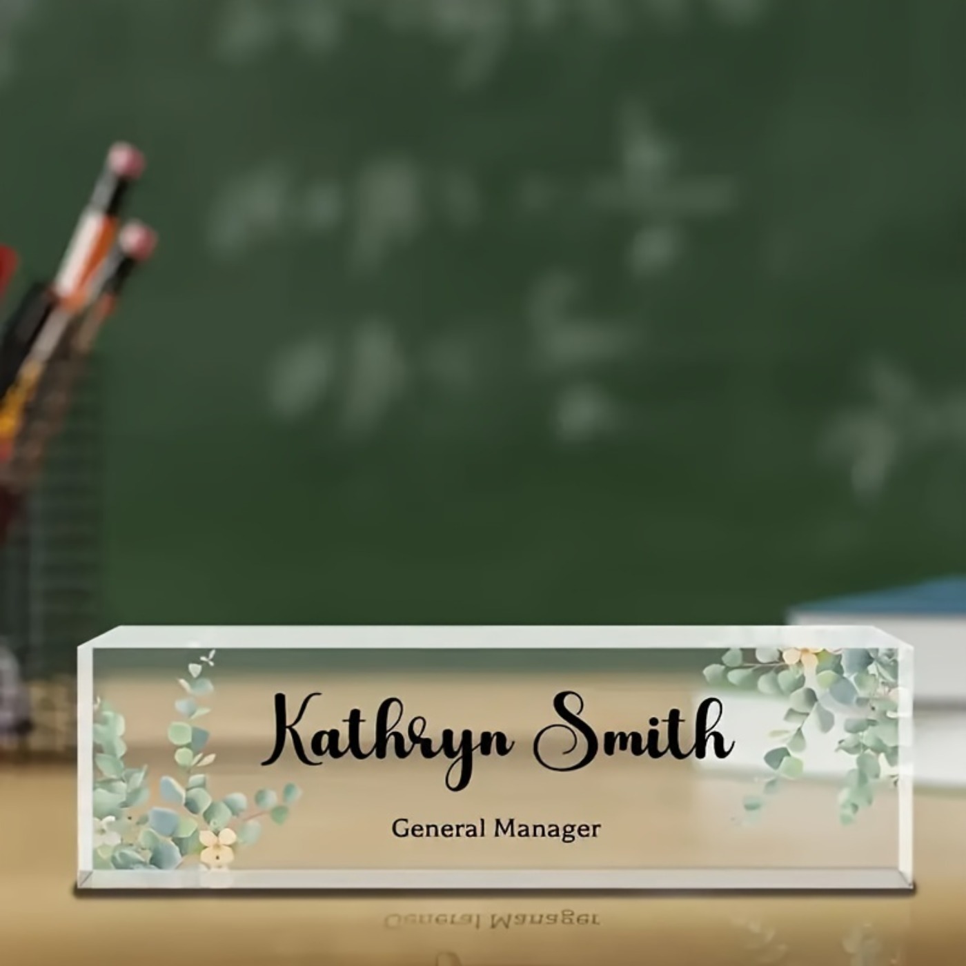 Custom 2D Acrylic Desk Name Pl - огляд і ціна Desk Name Plate