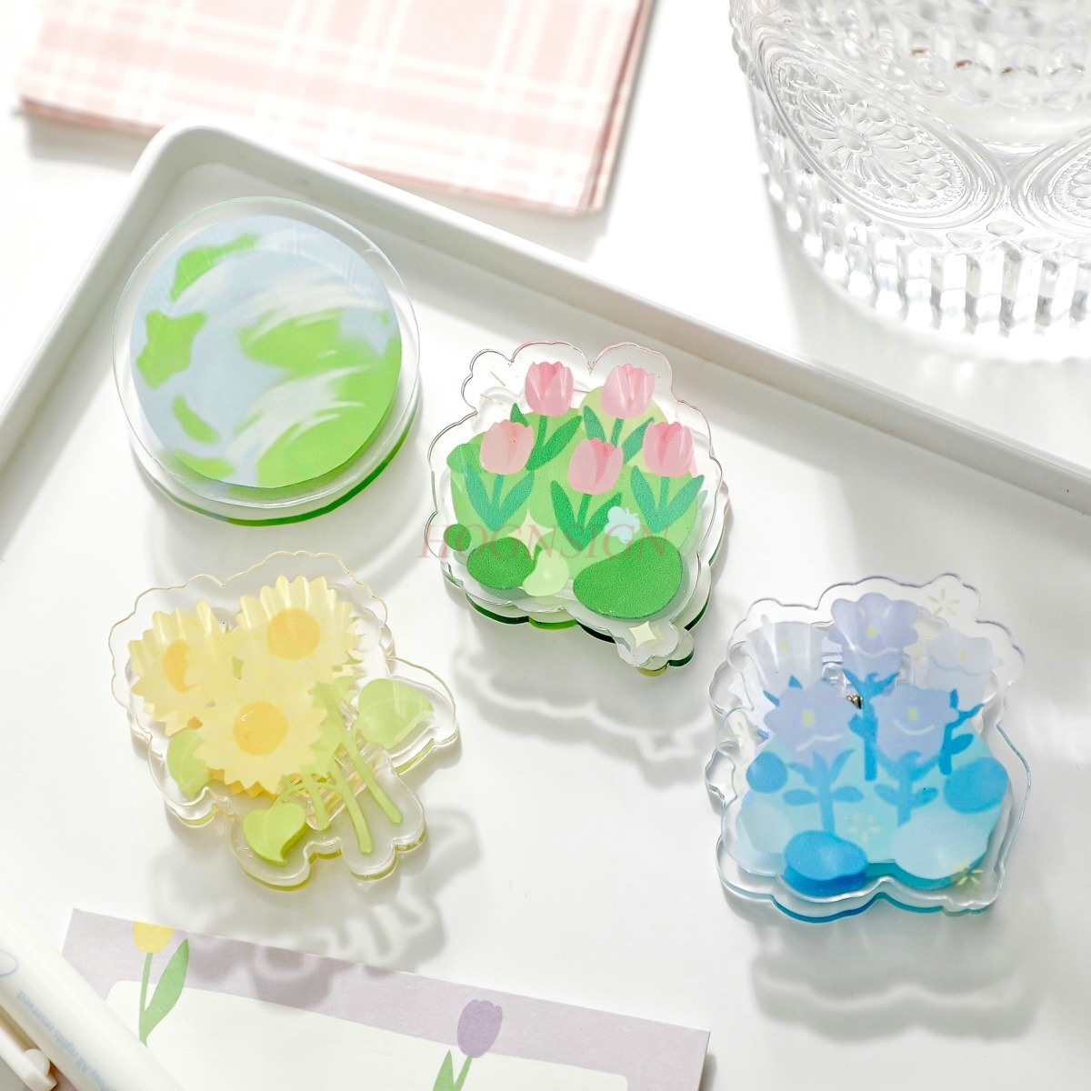 1pcs Afternoon Garden Acrylic  - огляд і ціна Is Stationery Office Supply