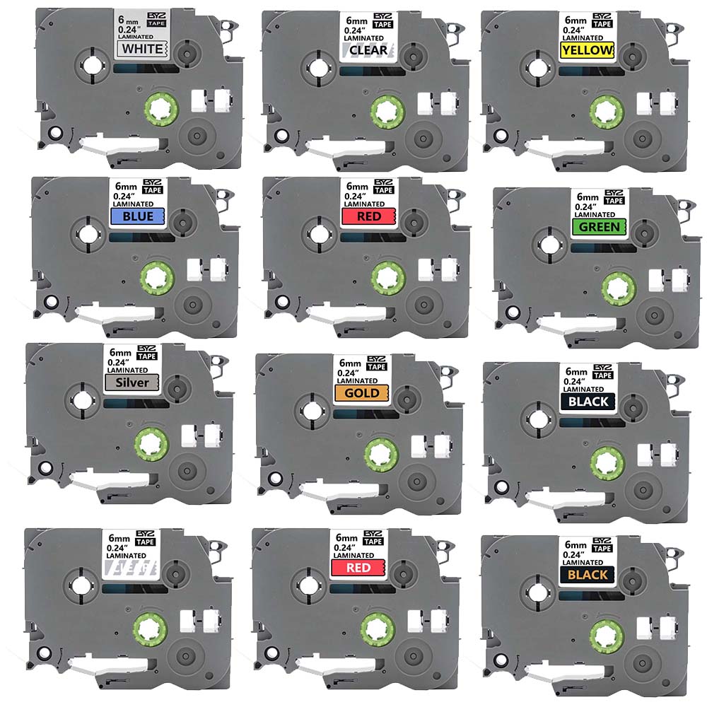 1pack TZe211 Ptouch 6mm/0.24“  - огляд і ціна Label Printer Tape