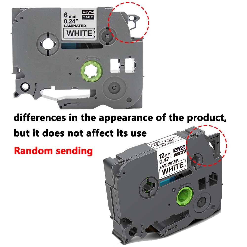 1pack TZe211 Ptouch 6mm/0.24“  - огляд і ціна Label Printer Tape