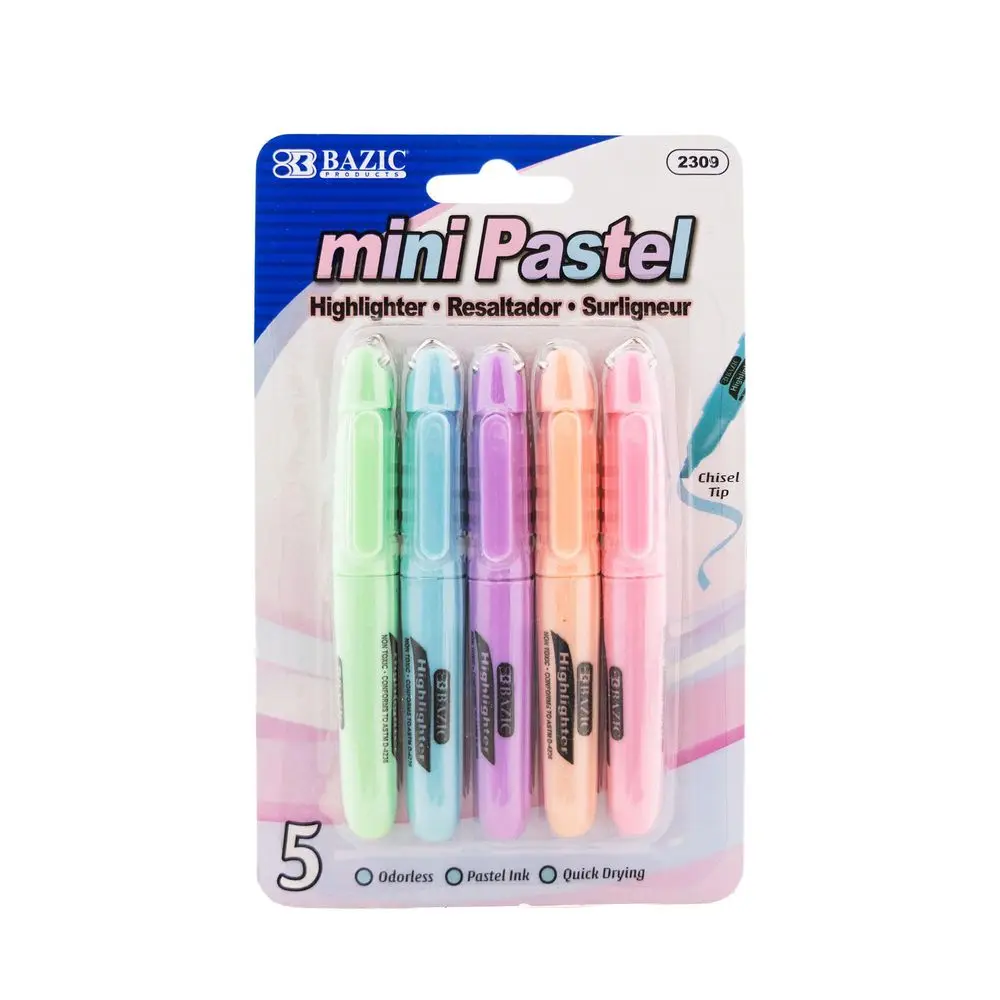 Mini Highlighter Pastel Color  - огляд і ціна Highlighter Set Pastel