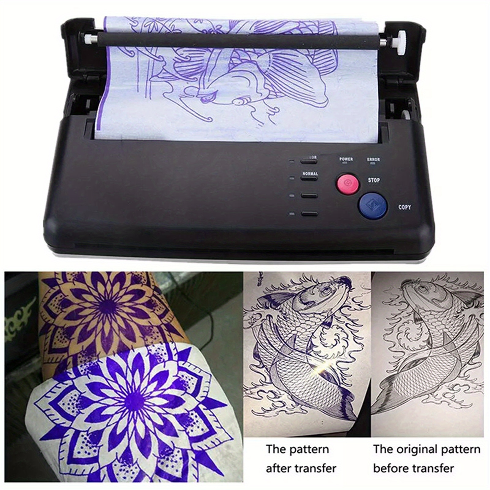 100PCS Professional Tattoo Tra - огляд і ціна Carbon Copy Book