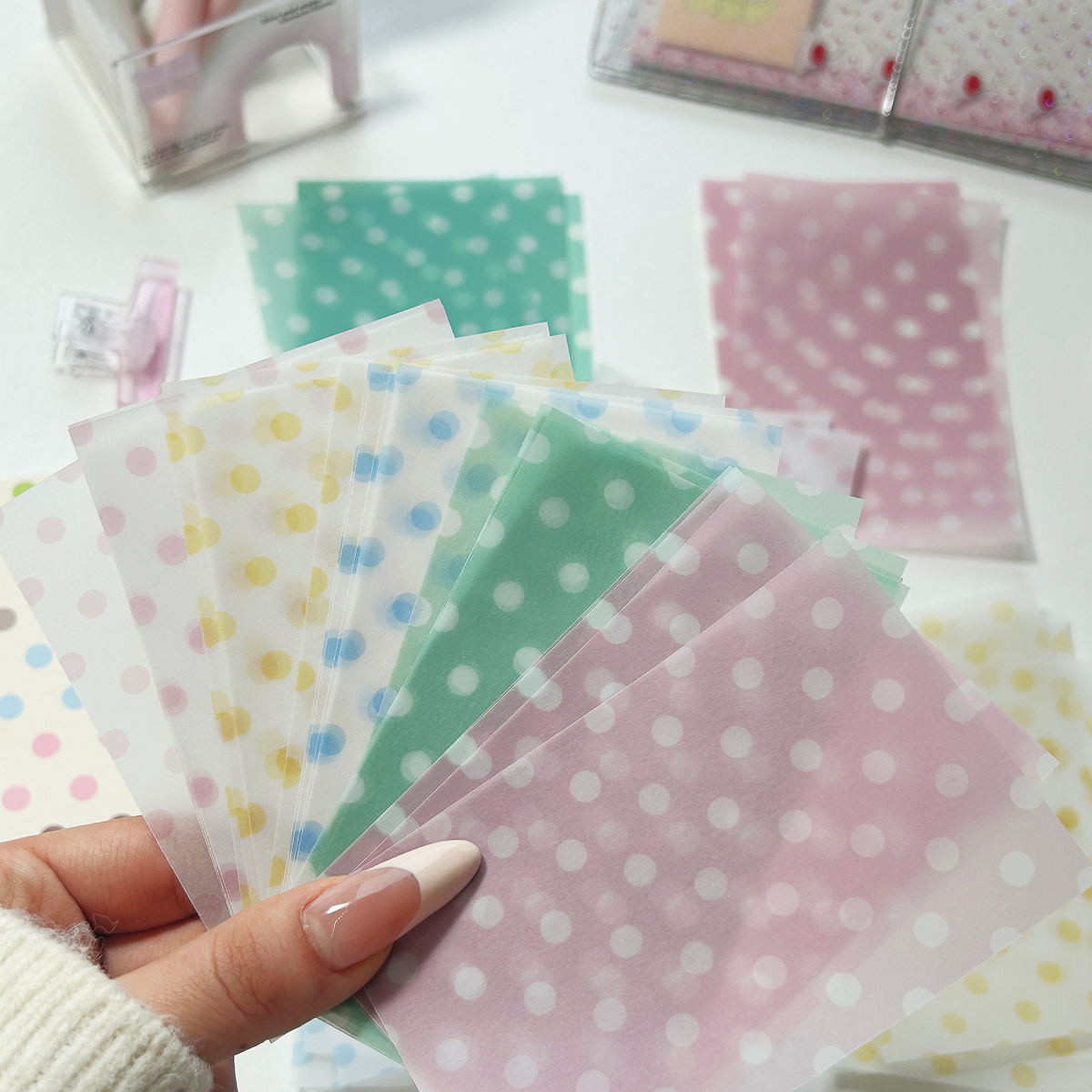 WAKAWAKA Polka Dot Memo Pad Tr - огляд і ціна Graph Paper Pad