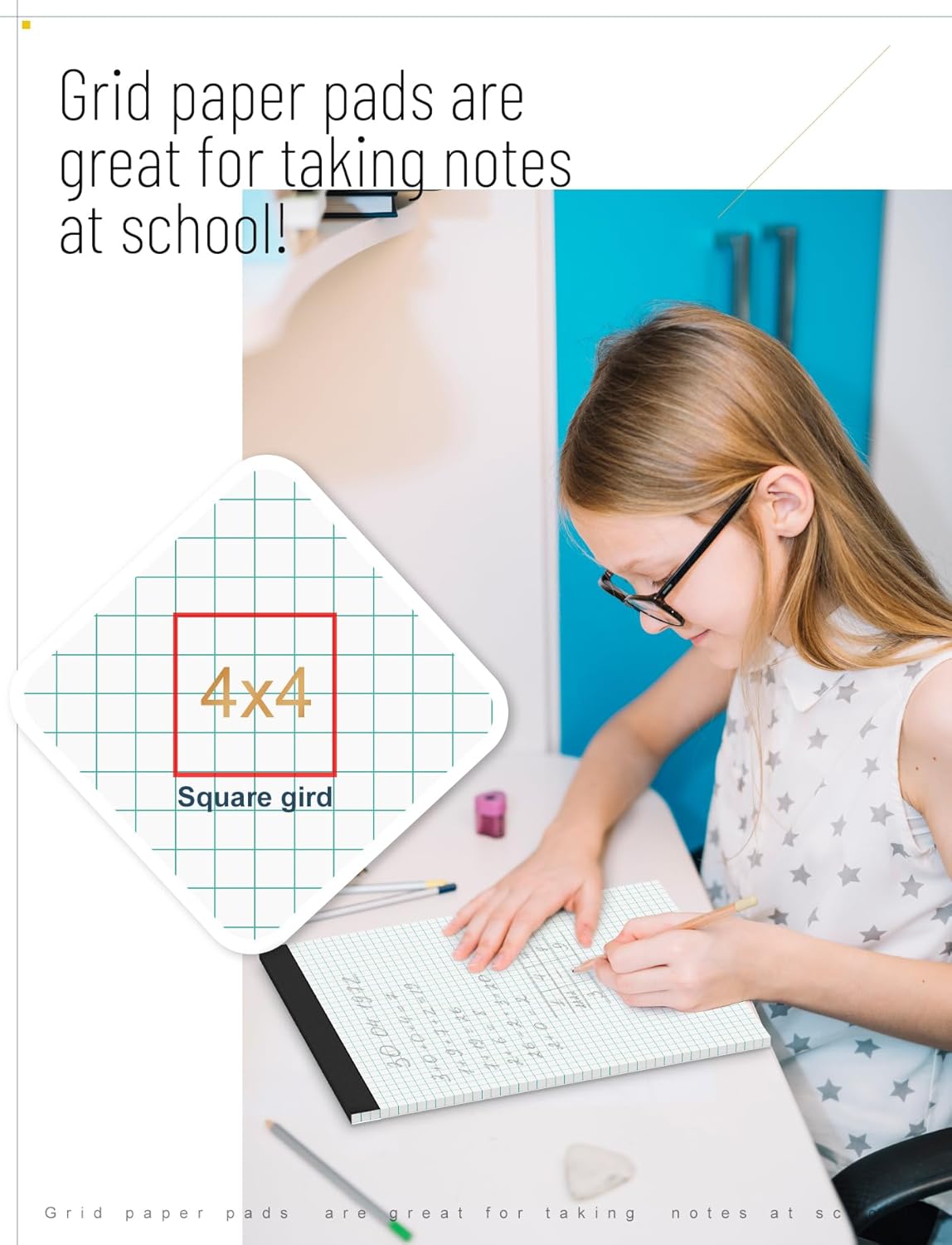 Graph Paper Pad 8.5 x 11, 2 Pa - огляд і ціна Graph Paper Pad