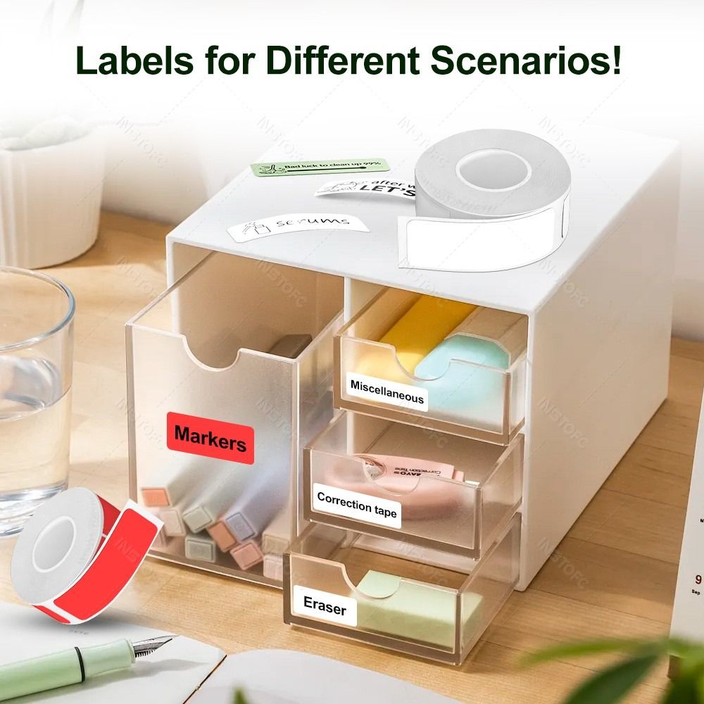 Colorful Adhesive Label Maker  - огляд і ціна Label Printer Tape