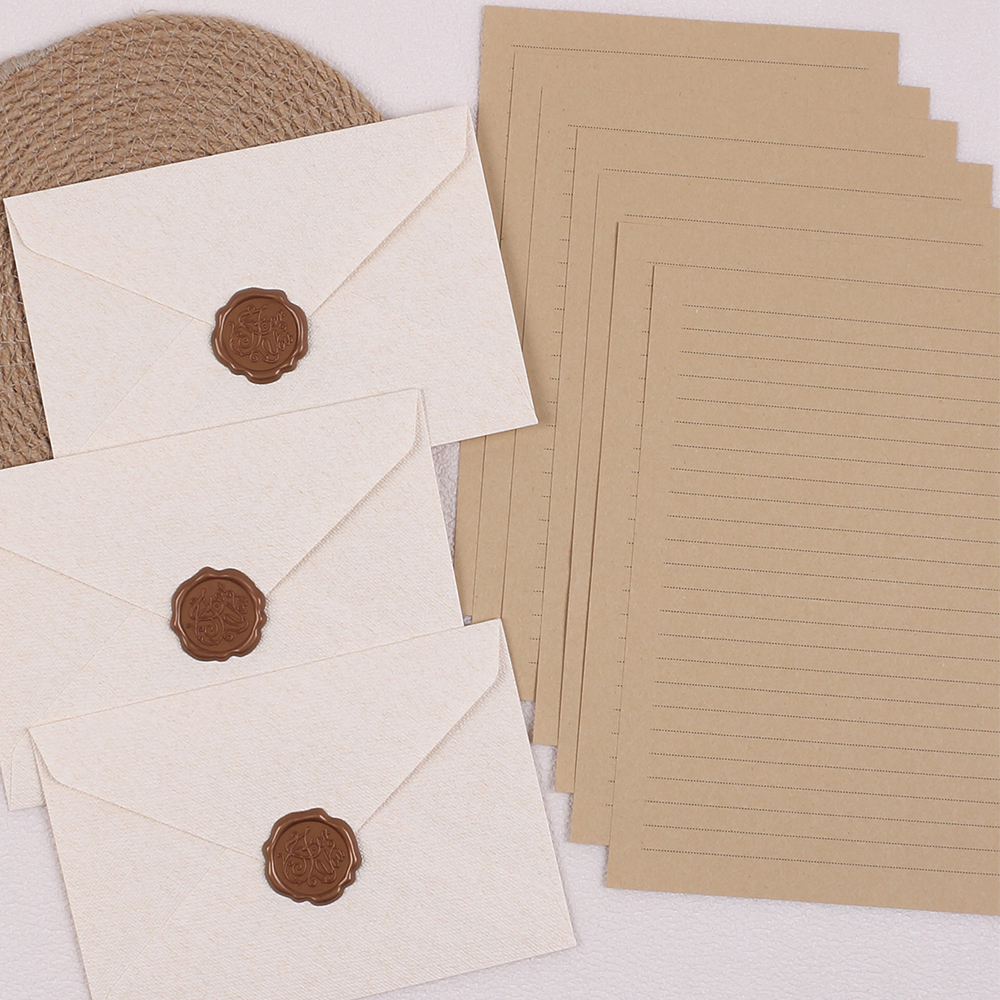 Stationery Set with Envelopes  - огляд і ціна Letter Envelope Kraft