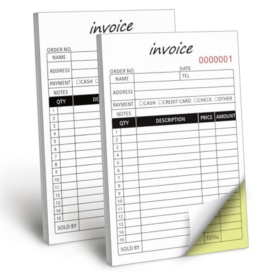 Invoice Receipt Book with Carb - огляд і ціна Carbon Copy Book