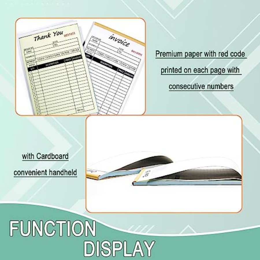 Invoice Receipt Book with Carb - огляд і ціна Carbon Copy Book