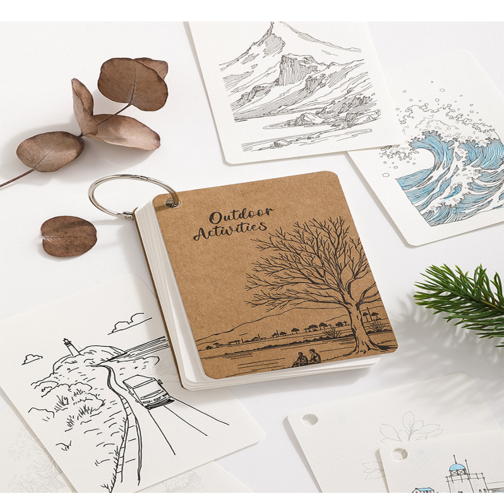 Coloring Book Portable Loose L - огляд і ціна Art Sketchbook Ring