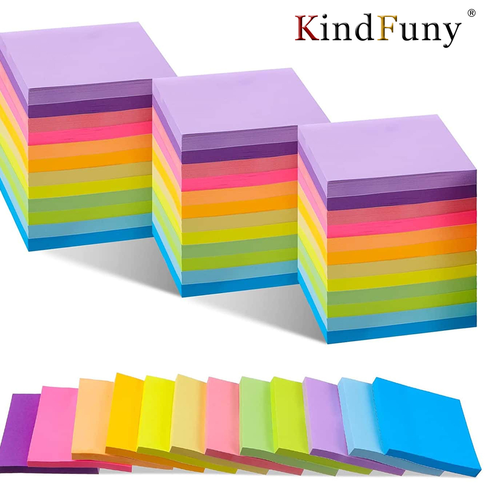 6 Pcs Fluorescent color 3*3inc - огляд і ціна Graph Paper Pad