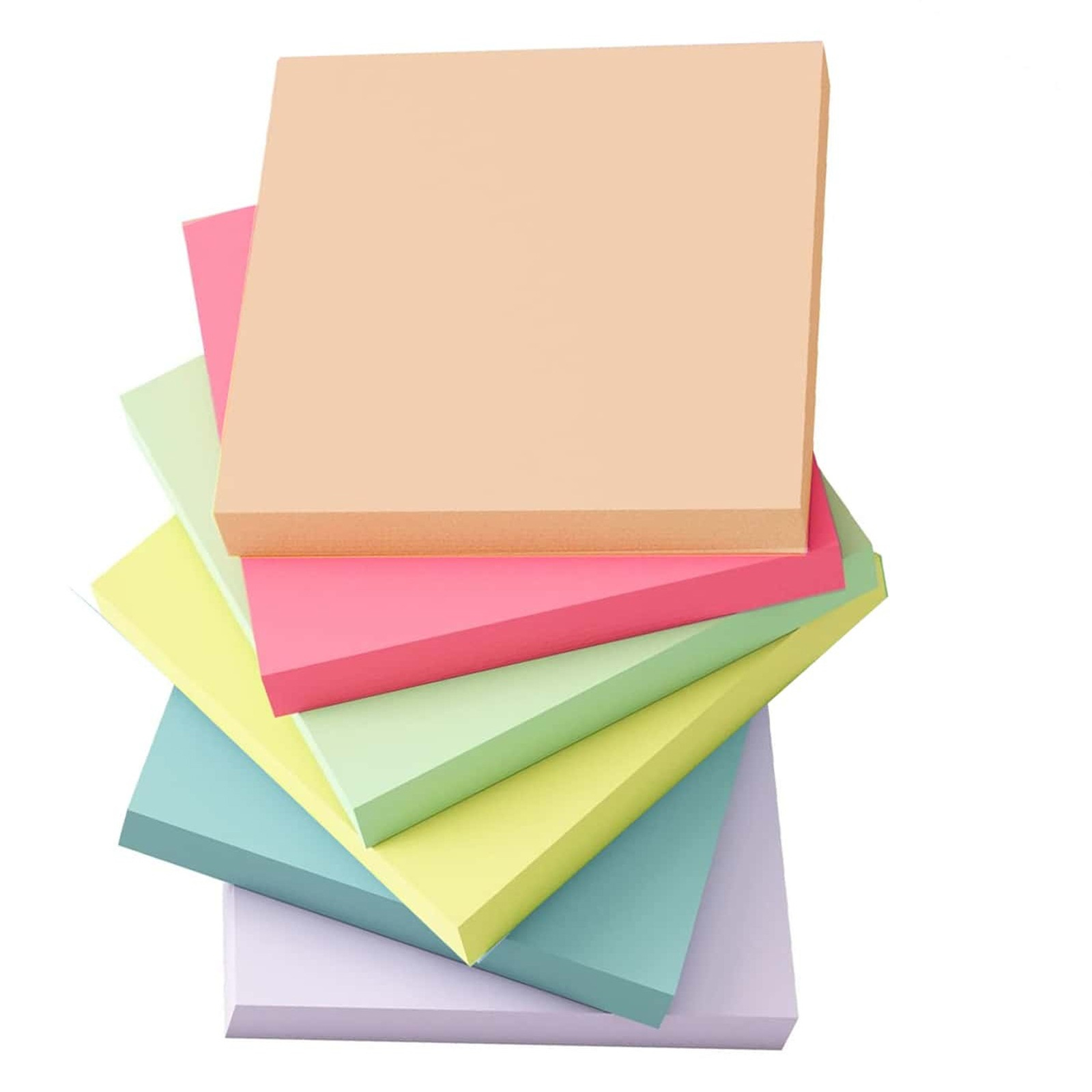 6 Pcs Fluorescent color 3*3inc - огляд і ціна Graph Paper Pad